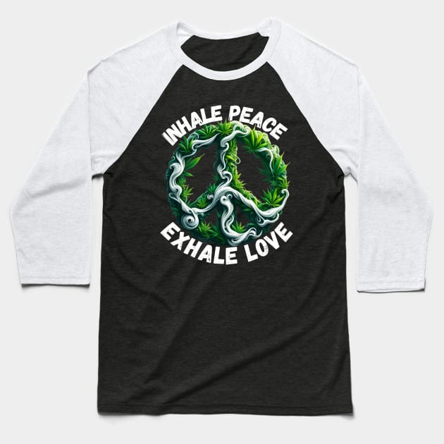 Weed Peace sign 420 day Baseball T-Shirt by FnF.Soldier 